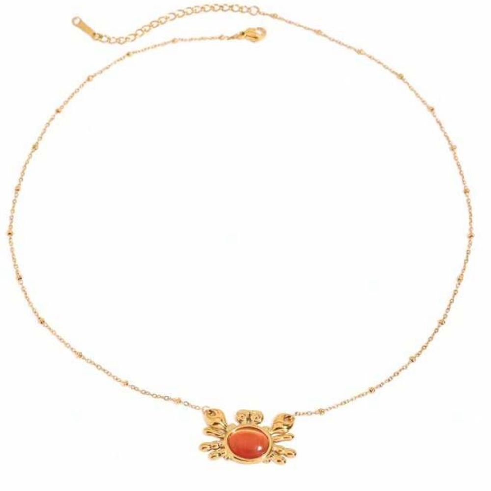 Crab Necklace Q657